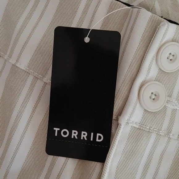 Torrid Tank Stripe Shorts Size 20 - Picture 9 of 10
